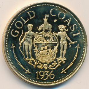 Gold Coast., 1 crown, 1936