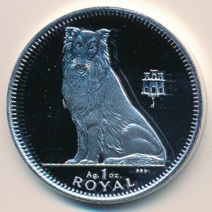 Gibraltar, 1 royal, 1995