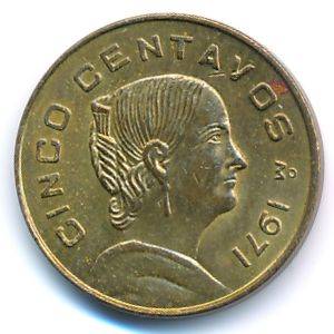 Mexico, 5 centavos, 1971