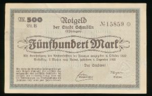 , 500 марок, 1922