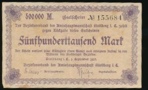 Штольберг., 500000 марок (1923 г.)