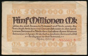 Дортмунд., 5000000 марок (1923 г.)