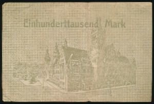 Chemnitz., 100000 марок, 1923