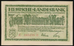 Darmstadt, 10000000 марок, 1923