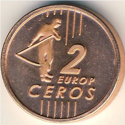Bulgaria., 2 euro cent, 2004