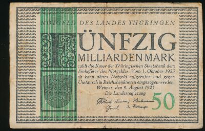Веймар., 50000000000 марок (1923 г.)