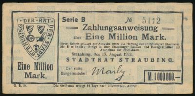 , 1000000 марок, 1923