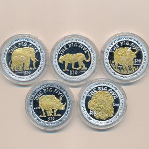 Sierra Leone, Набор монет, 2001
