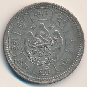 Tibet, 10 srang, 1950–1951