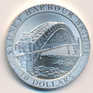 Australia, 10 dollars, 1997