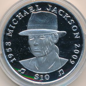 Sierra Leone, 10 dollars, 2009