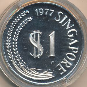 Singapore, 1 dollar, 1975–1984