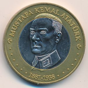 Turkey., 3 euro, 2004