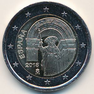 Испания, 2 евро (2018 г.)