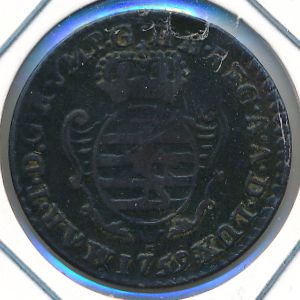 Luxemburg, 1 liard, 1759–1760