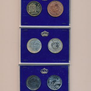 Spain, Набор монет, 1987