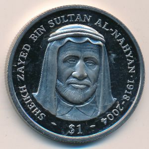 Sierra Leone, 1 dollar, 2004