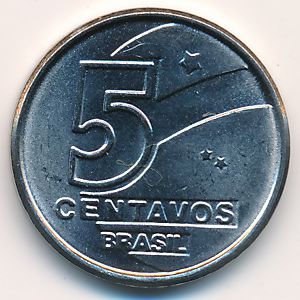 Бразилия, 5 сентаво (1989 г.)