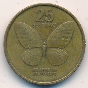 Philippines, 25 centimos, 1984