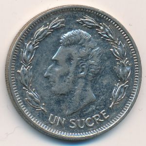 Ecuador, 1 sucre, 1986