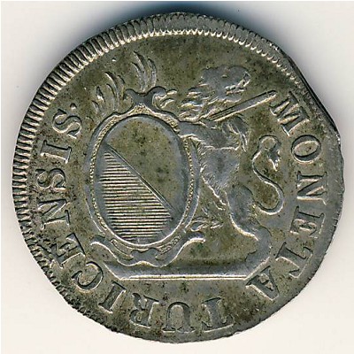 Zurich, 5 shillings, 1783–1784