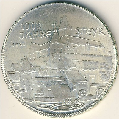 Austria, 500 schilling, 1980