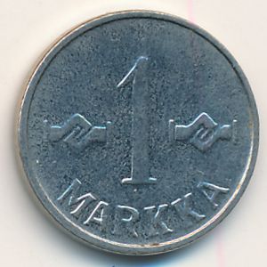 Finland, 1 markka, 1957