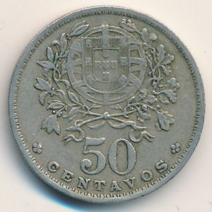 Portugal, 50 centavos, 1957