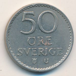 Швеция, 50 эре (1963 г.)