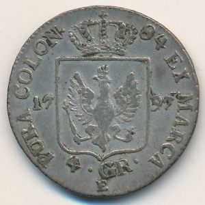 Пруссия, 4 гроша (1796–1798 г.)