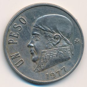 Mexico, 1 peso, 1977