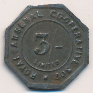 Great Britain, 3 shillings, 0