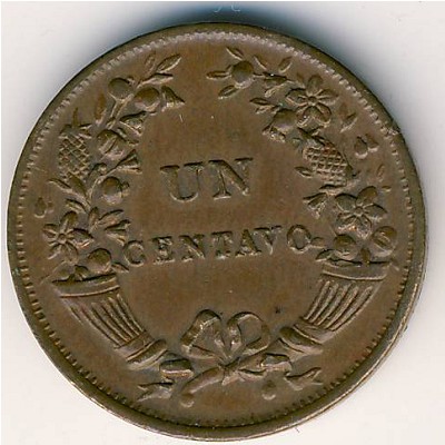 Peru, 1 centavo, 1942–1944