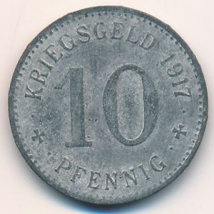 Менден., 10 пфеннигов (1917 г.)