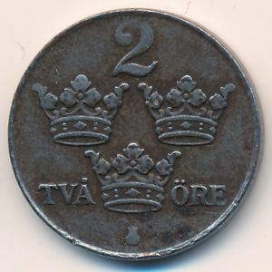 Sweden, 2 ore, 1950