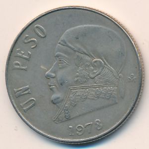 Mexico, 1 peso, 1978