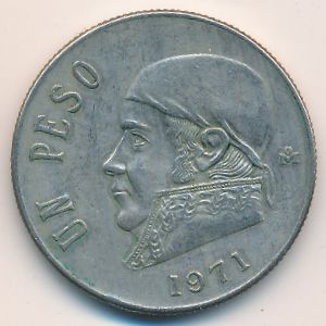 Mexico, 1 peso, 1971