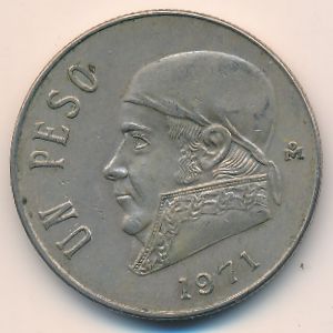 Mexico, 1 peso, 1971