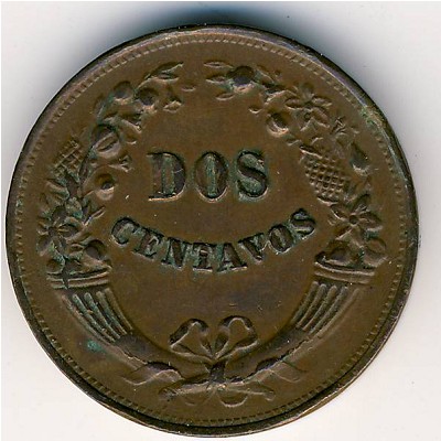 Peru, 2 centavos, 1917–1941