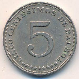 Panama, 5 centesimos, 1966