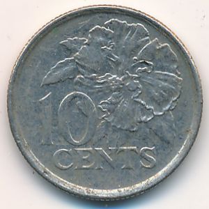 Trinidad & Tobago, 10 cents, 1997