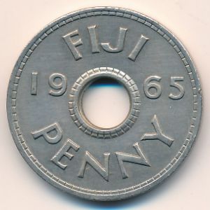 Fiji, 1 penny, 1965