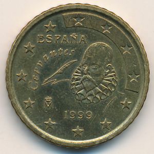 Spain, 50 euro cent, 1999