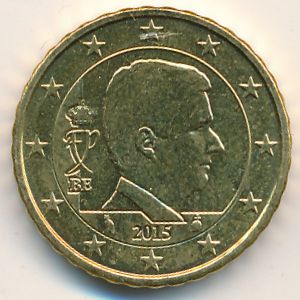 Belgium, 10 euro cent, 2014–2018
