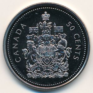 Canada, 50 cents, 2002