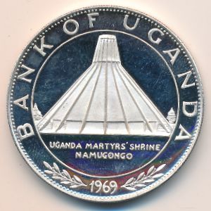 Uganda, 10 shillings, 1969–1970