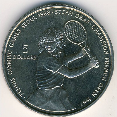 Ниуэ, 5 долларов (1987 г.)