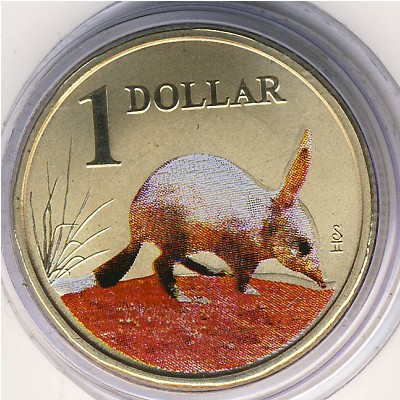 Australia, 1 dollar, 2009