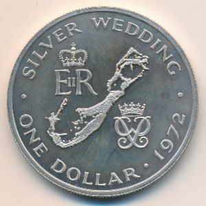 Bermuda Islands, 1 dollar, 1972