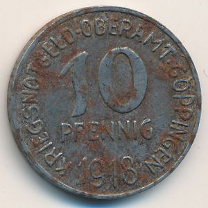Гёппинген., 10 пфеннигов (1918 г.)